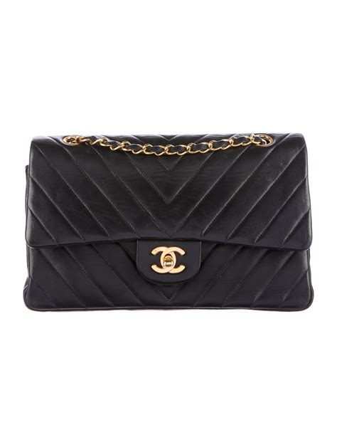 chanel bags chevron